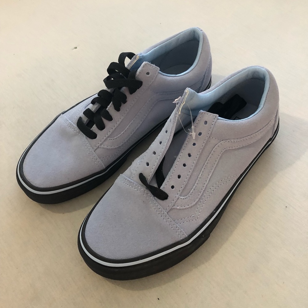 Black and blue vans